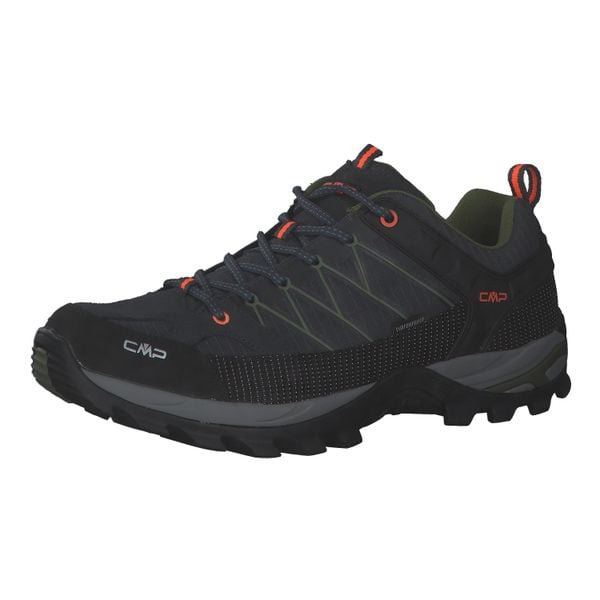 Buty trekkingowe męskie CMP Rigel Low Wp. Czarne buty trekkingowe męskie CMP, z materiału, bez zapięcia, outdoorowe. Za 433.99 zł.