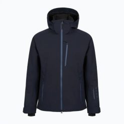 Kurtka narciarska męska BOGNER FIRE+ICE Eason 3. Niebieskie kurtki męskie na zimę, m, bez wzorów, z materiału, sportowe, bez kaptura. Za 1,989.00 zł.