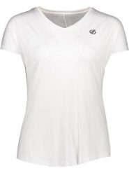 Dare 2b Koszulka funkcyjna "Vigilant" w kolorze białym rozmiar: 42. Białe bluzki sportowe damskie Dare 2b, bez wzorów, z materiału, bez ramiączek. Za 48.95 zł.