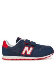 New Balance Sneakersy PV500NV1 Niebieski. Niebieskie buty sportowe chłopięce New Balance, bez wzorów, ze skóry, bez zapięcia. Za 139.99 zł.