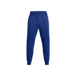 Spodnie Under Armour Ua Unstoppable Flc Jgr Eu Dorosłych. Niebieskie spodnie sportowe męskie Under Armour, z bawełny. Za 432.40 zł.