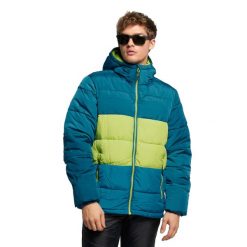Kurtka puchowa męska CMP 32Z2957. Niebieskie kurtki męskie CMP, m, bez wzorów, z puchu, bez kaptura, narciarskie. Za 329.99 zł.