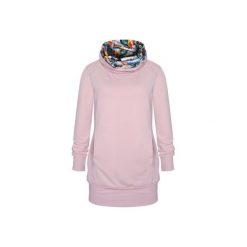 Różowa damska bluza roll, dresowa bluza sportowa z energetyczną tubą. Czerwone bluzy bez kaptura damskie Ekoszale, xl, z dresówki. Za 144.00 zł.