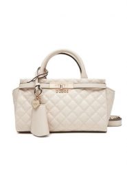 Guess Torebka Idra HWGG81 57050 Beżowy. Brązowe torebki klasyczne damskie Guess, z aplikacjami, ze skóry, bez dodatków. Za 439.99 zł.