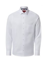 Finshley & Harding koszula biznesowa Mężczyźni Slim Fit Bawełna biały, 41. Białe koszule męskie Finshley & Harding, m, bez wzorów, z bawełny, bez kołnierzyka, bez ramiączek. Za 99.95 zł.