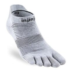 Skarpetki Injinji Lightweight No-Show. Szare skarpetki damskie Injinji, bez wzorów. Za 145.50 zł.