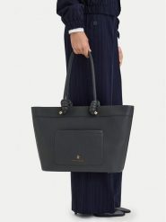 Beverly Hills Polo Club Torebka EO-BHPC-C-016-10 Szary. Szare torebki klasyczne damskie Beverly Hills Polo Club, bez wzorów, ze skóry, bez dodatków. Za 299.99 zł.