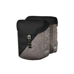 Podwójna torba tylna na kamienie Racktime Vida snap-it 43 x 14 x 36 cm. Czarne torebki klasyczne damskie RACKTIME, bez wzorów, bez dodatków. Za 401.20 zł.