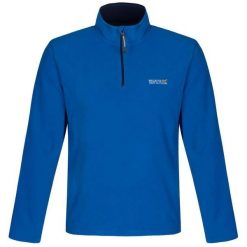 Bluza Polarowa z suwakiem Męska Thompson. Niebieskie bluzy z kapturem męskie Regatta, l, z materiału. Za 129.99 zł.