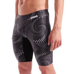 Jammery Arena Fireflow - spodenki do kolan. Czarne kąpielówki męskie Arena, m, bez wzorów, do pływania. Za 229.99 zł.