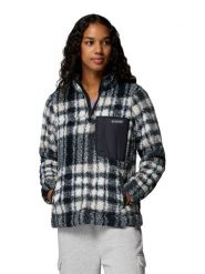 Columbia Bluza polarowa "West Bend" w kolorze granatowym rozmiar: L. Niebieskie bluzy bez kaptura damskie Columbia, l, z polaru. Za 157.35 zł.