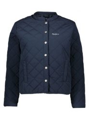 Pepe Jeans Kurtka pikowana w kolorze granatowym rozmiar: S. Niebieskie kurtki damskie Pepe Jeans, s, bez wzorów, z jeansu, bez kaptura. Za 197.17 zł.
