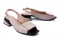 ARTIKER RELAKS 52C2617 beige, sandały damskie. Brązowe sandały damskie Artiker Relaks, bez wzorów, ze skóry, bez obcasa, na obcasie. Za 263.92 zł.