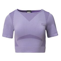 Koszulka damska IQ Ingel TOP WMNS - fioletowa, Rozmiar S. Fioletowe bluzki sportowe damskie IQ, s, bez wzorów, z elastanu, bez kołnierzyka. Za 99.99 zł.