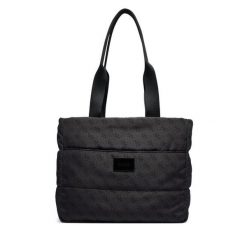 Torba do wózka Guess. Czarne torebki klasyczne damskie Guess, z aplikacjami, bez dodatków. Za 394.99 zł.