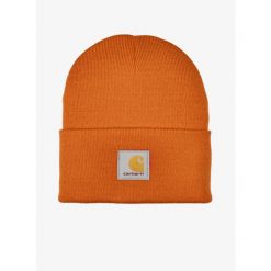 Czapka zimowa Carhartt Watch Hat - marmalade. Brązowe czapki męskie Carhartt, na zimę, bez wzorów, sportowe. Za 70.99 zł.