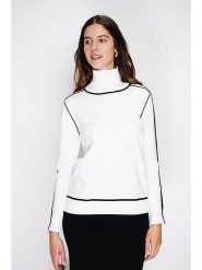 William de Faye Golf w kolorze białym rozmiar: 36. Białe golfy damskie William De Faye, bez wzorów, z kaszmiru, bez ramiączek. Za 161.34 zł.