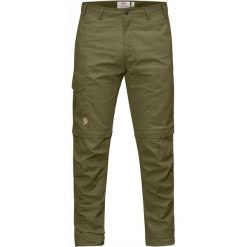 Spodnie turystyczne męskie Fjallraven Karl Pro Zip-off Trousers. Zielone szorty męskie Fjällräven, na lato, bez wzorów, z materiału, klasyczne. Za 901.99 zł.