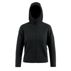 Damska bluza z kapturem zapinana na zamek Salewa Fanes Sarner Light. Czarne bluzy z kapturem damskie Salewa, l, z elastanu. Za 982.50 zł.