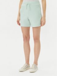 Guess Szorty sportowe V2YD10 K7UW2 Zielony Regular Fit. Zielone spodenki sportowe damskie Guess, s, z wiskozy. Za 129.99 zł.