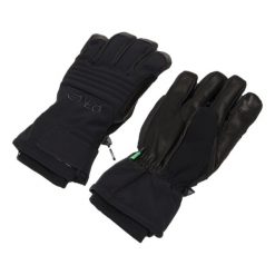 Rękawiczki narciarskie zimowe unisex Oakley B1B Glove. Czarne rękawiczki damskie Oakley, na zimę, bez wzorów. Za 274.85 zł.