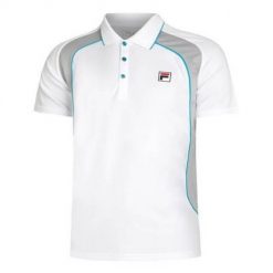Koszulka treningowa męska Fila Polo Harrison. Białe koszulki polo męskie Fila, m, bez wzorów, bez ramiączek. Za 414.00 zł.