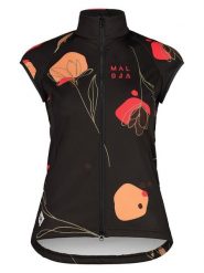 Maloja Kamizelka kolarska "LimanaM" w kolorze czarnym ze wzorem rozmiar: XS. Czarne kamizelki damskie Maloja, xs. Za 183.15 zł.