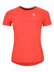 Odlo Koszulka funkcyjna "Zeroweight Chill-Tec" w kolorze pomarańczowym rozmiar: S. Pomarańczowe bluzki sportowe damskie Odlo, s, bez wzorów, z materiału, bez ramiączek. Za 149.31 zł.