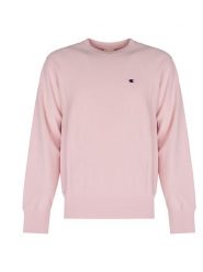 Bluza trekking męska C-Neck. Czerwone bluzy bez kaptura męskie CHAMPION, m, z bawełny. Za 177.00 zł.