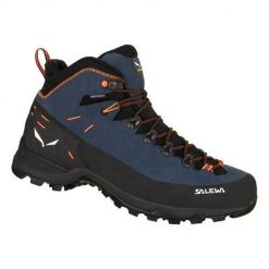 Buty trekkingowe męskie Salewa Alp Mate Winter Mid Wp. Niebieskie buty trekkingowe męskie Salewa, na zimę, z materiału, za kostkę, bez zapięcia. Za 1,103.00 zł.