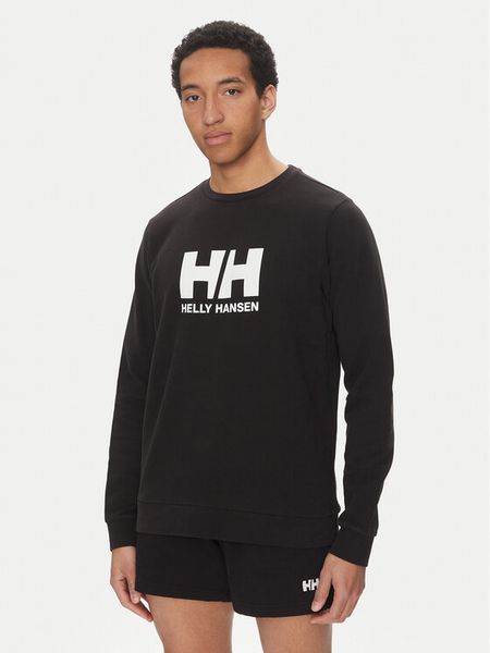 Helly Hansen Bluza Logo Crew 30395 Czarny Regular Fit. Czarne bluzy bez kaptura męskie Helly Hansen, m, z bawełny. Za 179.99 zł.