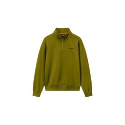 Bluza zapinana na zamek błyskawiczny Napapijri Small Box. Zielone bluzy bez kaptura męskie Napapijri, l, z materiału. Za 339.70 zł.