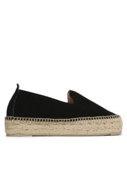 Manebi Espadryle Double Sole Espadrilles K 1.0 D0 Czarny. Czarne espadryle damskie Manebi, bez wzorów, ze skóry, bez obcasa. Za 309.99 zł.