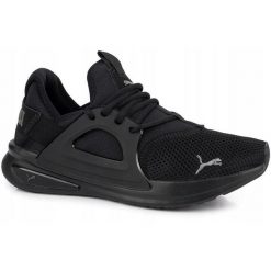 Męskie buty sportowe sneakersy czarne PUMA ENZO EVO. Czarne buty sportowe na co dzień męskie Puma, bez zapięcia. Za 219.00 zł.