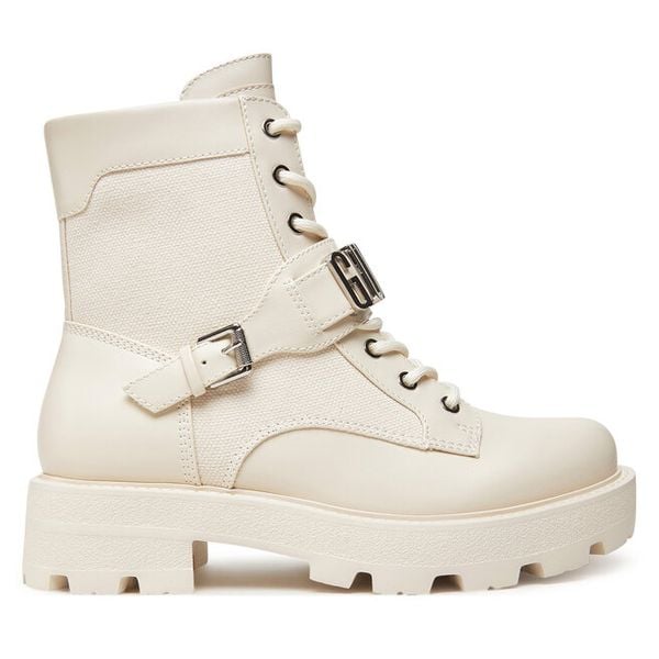 Trzewiki Guess. Botki damskie Guess, bez obcasa, na płaskiej podeszwie, bez zapięcia. Za 649.99 zł.