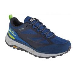 Trampki Męskie Niskie Terraventure Texapore. Czarne trampki i tenisówki męskie Jack Wolfskin, bez wzorów, z gumy, bez zapięcia. Za 769.99 zł.