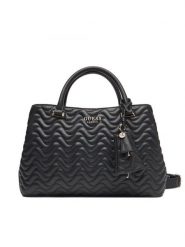 Guess Torebka Melisandra HWQG96 53070 Czarny. Czarne torebki klasyczne damskie Guess, z aplikacjami, ze skóry, bez dodatków. Za 409.99 zł.