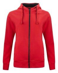 Clique Classic Hoody Full Zip Women - Damska bluza z kapturem na zamek. Czerwone bluzy z kapturem damskie CLIQUE, s, z bawełny. Za 337.15 zł.