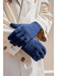 INKA BRAND Kaszmirowe rękawiczki w kolorze granatowym rozmiar: onesize. Niebieskie rękawiczki damskie INKA BRAND, bez wzorów, z kaszmiru. Za 265.40 zł.