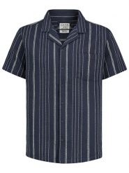 Sublevel Koszula - Regular fit - w kolorze granatowym rozmiar: XL. Niebieskie koszule męskie Sublevel, xl, bez wzorów, bez kołnierzyka, bez ramiączek. Za 101.45 zł.