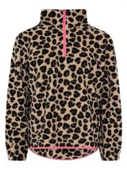 Zwillingsherz Bluza polarowa "Leo Classic" w kolorze beżowym rozmiar: M. Brązowe bluzy bez kaptura damskie Zwillingsherz, m, z polaru. Za 171.28 zł.