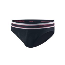 Slipy z wełną merino męskie Brubeck ACTIVE WOOL. Czarne slipki męskie Brubeck, bez wzorów, z elastanu. Za 84.99 zł.