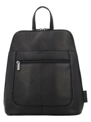 Beagles Skórzany plecak "Benidorm" w kolorze czarnym - 25 x 29 x 9 cm rozmiar: onesize. Czarne plecaki damskie Beagles, bez wzorów, z materiału. Za 230.53 zł.