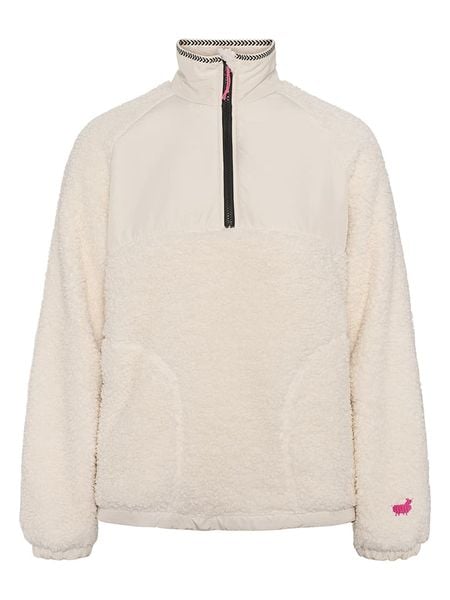 KARI TRAA Bluza polarowa "Olivia" w kolorze białym rozmiar: L. Białe bluzy bez kaptura damskie Kari Traa, l, z polaru. Za 295.86 zł.