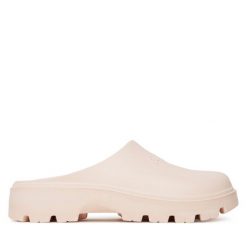 Klapki Pepe Jeans. Czerwone klapki damskie Pepe Jeans, bez wzorów, z jeansu, bez obcasa. Za 159.99 zł.