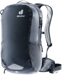 Plecak rowerowy deuter Race 16 l. Czarne plecaki damskie Deuter, bez wzorów, z materiału. Za 449.99 zł.
