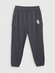 4F Spodnie dresowe joggery męskie - szare S. Szare spodnie dresowe męskie 4f, bez wzorów, z dresówki. Za 199.99 zł.