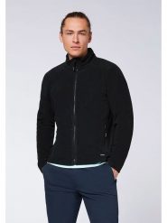 Chiemsee Kurtka polarowa w kolorze czarnym rozmiar: M. Czarne kurtki męskie Chiemsee, m, bez wzorów, z materiału, bez kaptura. Za 104.64 zł.