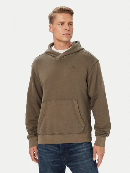 G-Star Raw Bluza Unit D30662 D969 Brązowy ciemny Regular Fit. Brązowe bluzy bez kaptura męskie G-Star Raw, m, z bawełny. Za 349.99 zł.