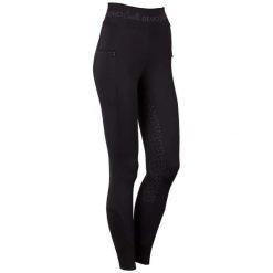 Damskie legginsy jeździeckie z pełną przyczepnością Harry's Horse Equitights Den. Czarne legginsy damskie HARRYS HORSE, s, bez wzorów. Za 375.50 zł.